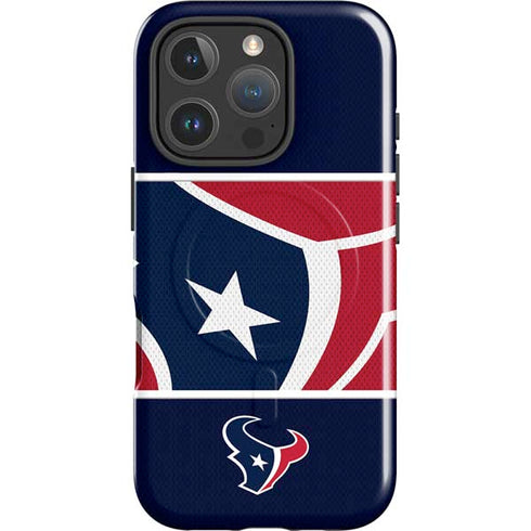 NFL Houston Texans Zone Block iPhone 16 Pro Magsafe Impact Case